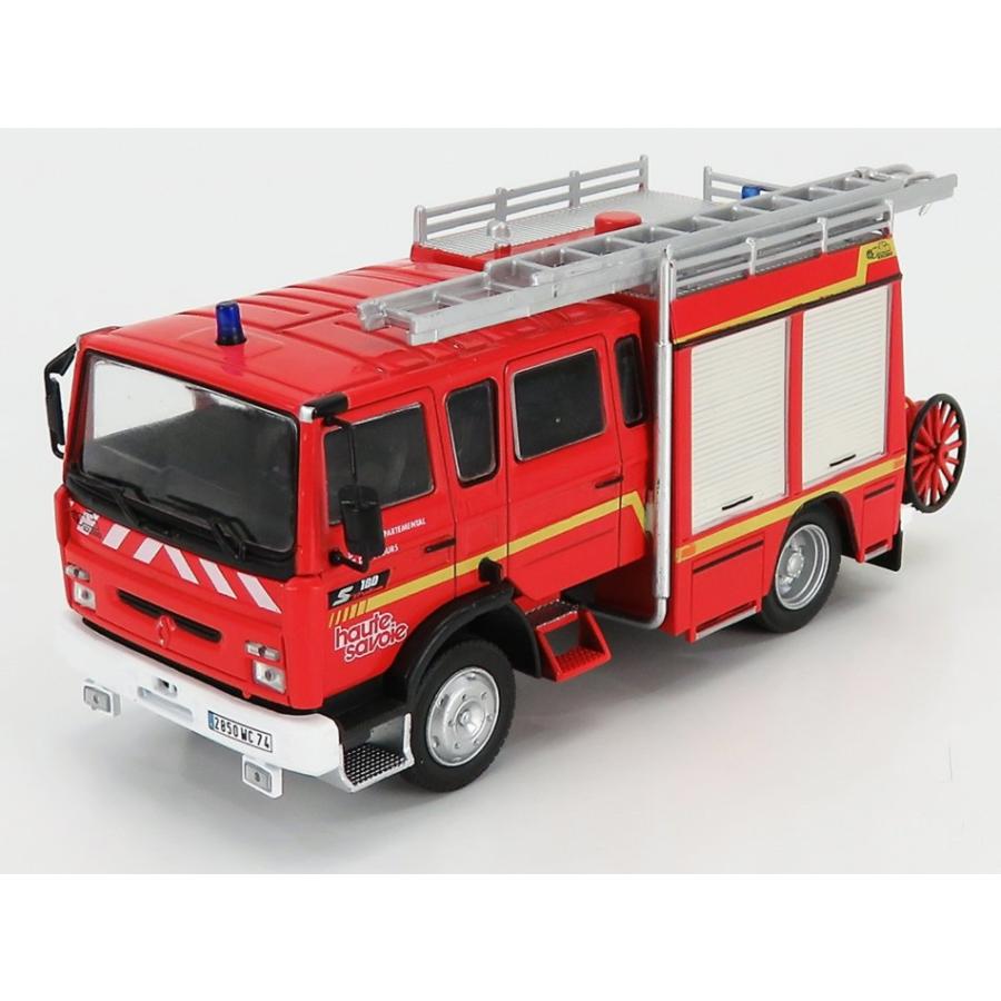 1993 Renault VI S180 Midliner Tanker Fire Engine Red EDICOLA 1/43 : バスク ...