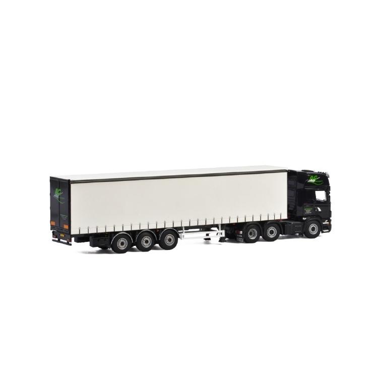 AG Transport Scania R5 Topline カーテンサイドトレーラー 3軸 / WSI 1/50_1