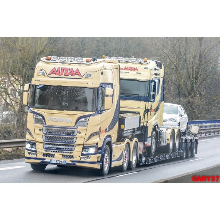 【予約】10-12月以降発売予定Autaa SCANIAスカニア R HIGHLINE CR20H 6x2 TWIN STEER LOWLOADER - 3軸トラック /建設機械模型 工事車両WSI 1/50 ミニチュア(14765円)