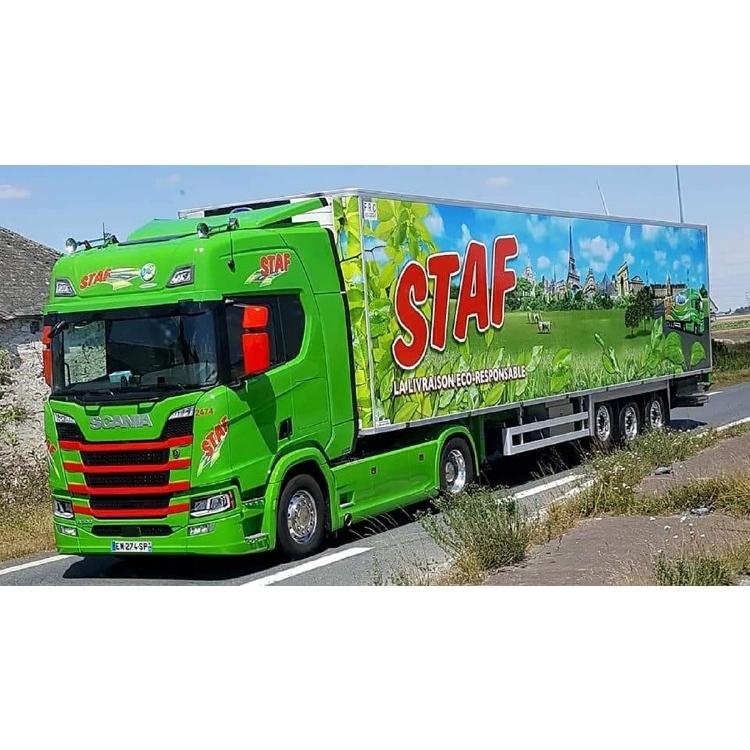 Staf Scania R Highline reefer trailer トレーラー WSI 1/50 スカニア