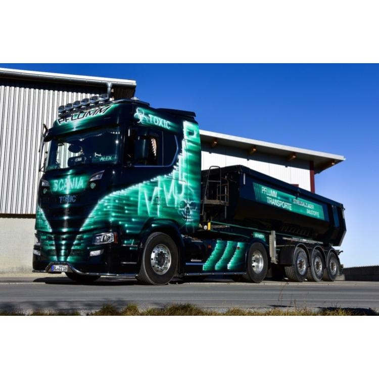 予約】10-12月以降発売予定Pflumm Transporte; SCANIAダンプ