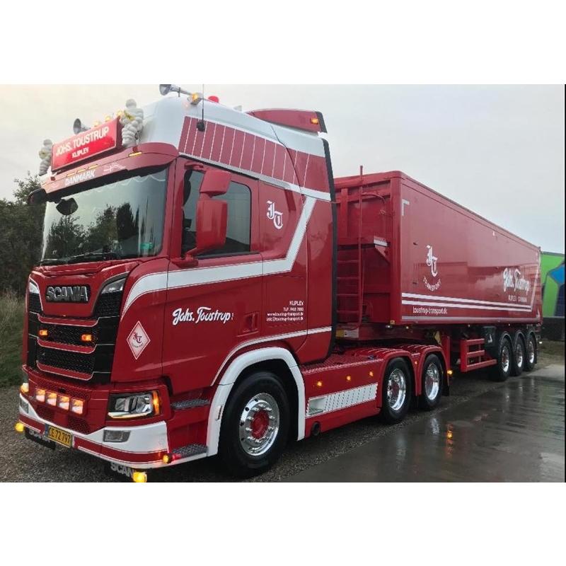 Toustrup スカニア R ハイライン CR20H ダンプボリュームトレーラー