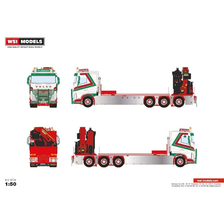 Van Caudenberg Volvo FH4 フラットベッド Palfinger PK 65002 Van Caudenberg Volvo FH4 フラットベッド Palfinger PK 65002