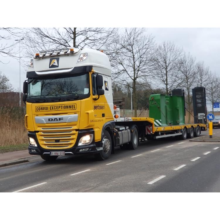 Aertssen DAF XF SSC MY2017 セミローローダー トレーラー WSI 1