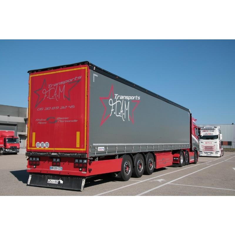 Transports F.L.A.M. Scania S Highline 6x2 カーテンサイド Transports F.L.A.M. Scania S Highline 6x2 カーテンサイド