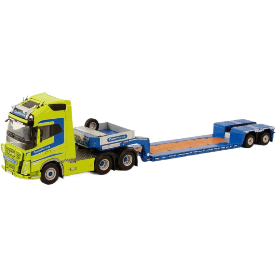 Nordic Crane Volvo FH5 6x2 tag axle 低床セミトレーラー 2軸 WSI 1 