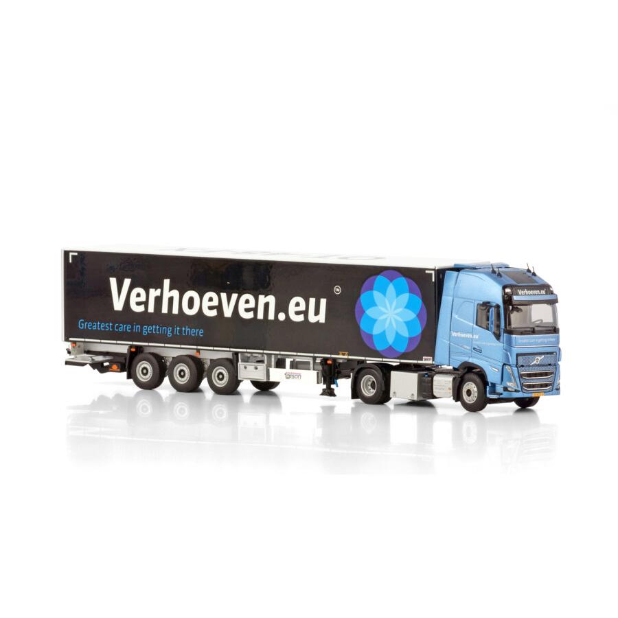 VERHOEVEN LOGISTICS VOLVO FH5 GLOBETROTTER XL 4X2 BOX TRAILER 3軸 トラック/WSI 1/50 建設機械模型 工事車両_2