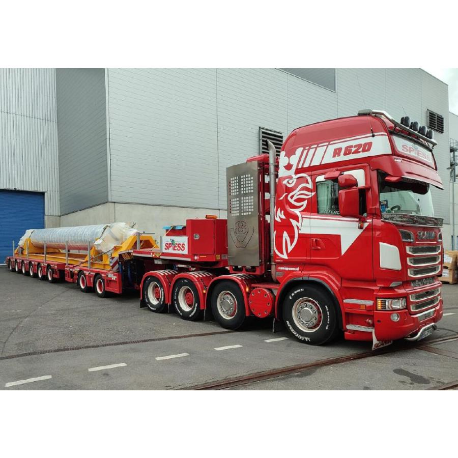 予約】2024年発売予定SPIESS; SCANIA STREAMLINE TOPLINE 8X4 BROSHUIS