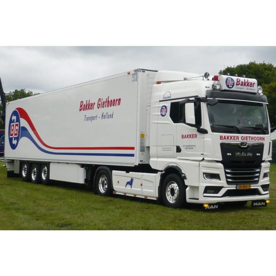 予約】 BAKKER GIETHOORN MAN TGX GM 4X2 冷凍トレーラー 3軸