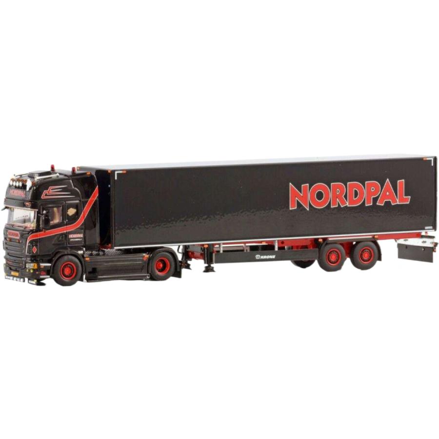 Nordpal Scania R6 Topline 4x2 ボックスセミトレーラー 2軸 / WSI 1
