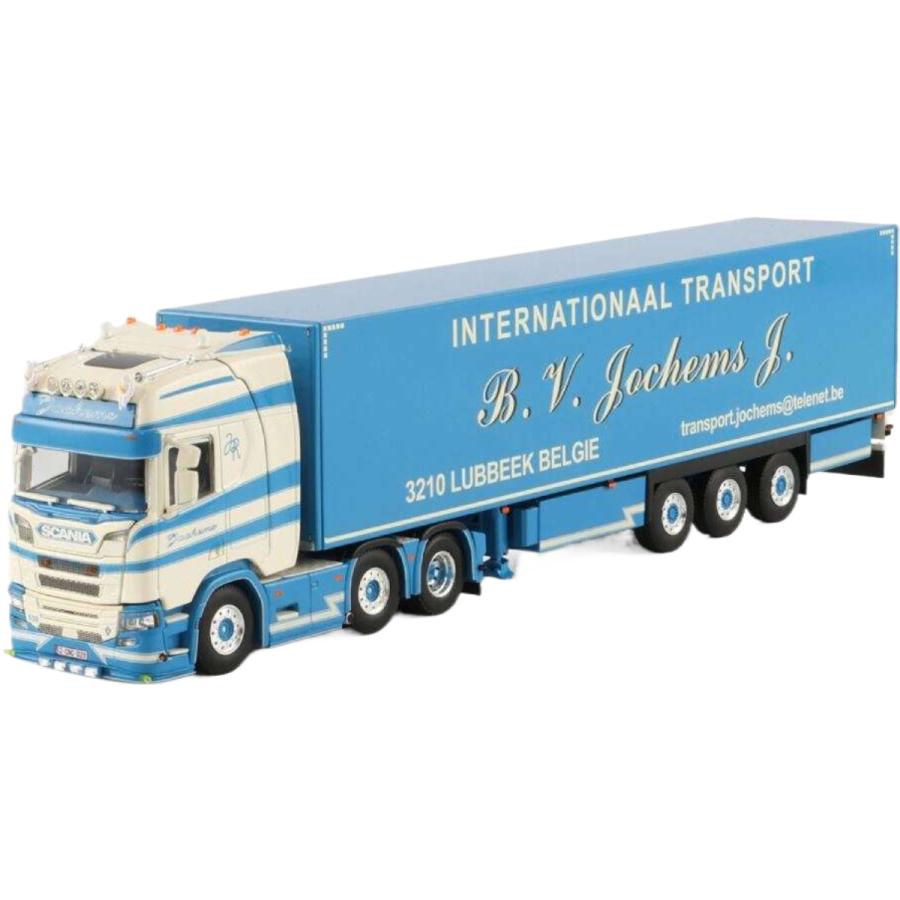Jochems Scania S Highline CS20H 6x2 ボックスセミトレーラー 3軸