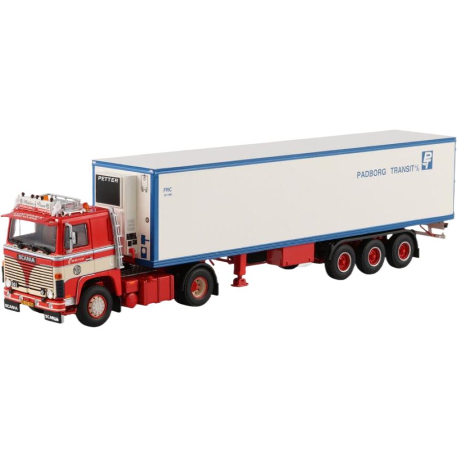 Mathias J. Bram Scania 1 Series 冷凍セミトレーラー / WSI 1/50 ミニカー 模型 | 