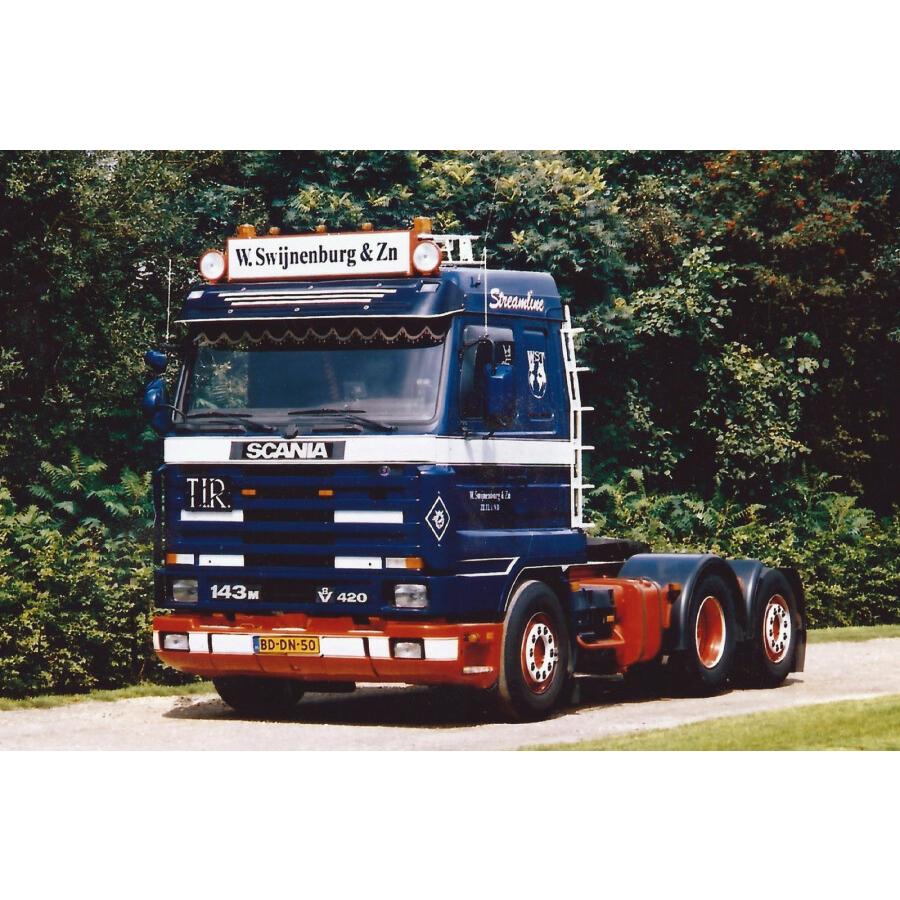【予約】2026年発売予定 W SWIJNENBURG ZN SCANIA 3 SERIES 6X2 トラクタ 建設機械模型 WSI 1/50 | 