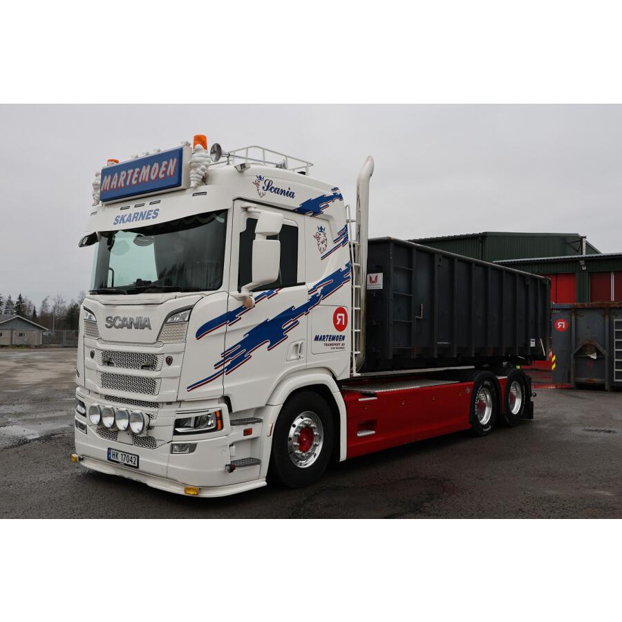 【予約】2026年発売予定 Martemoen SCANIA R NORMAL CR20N HOOKLIFT WSI 1/50 模型 | 