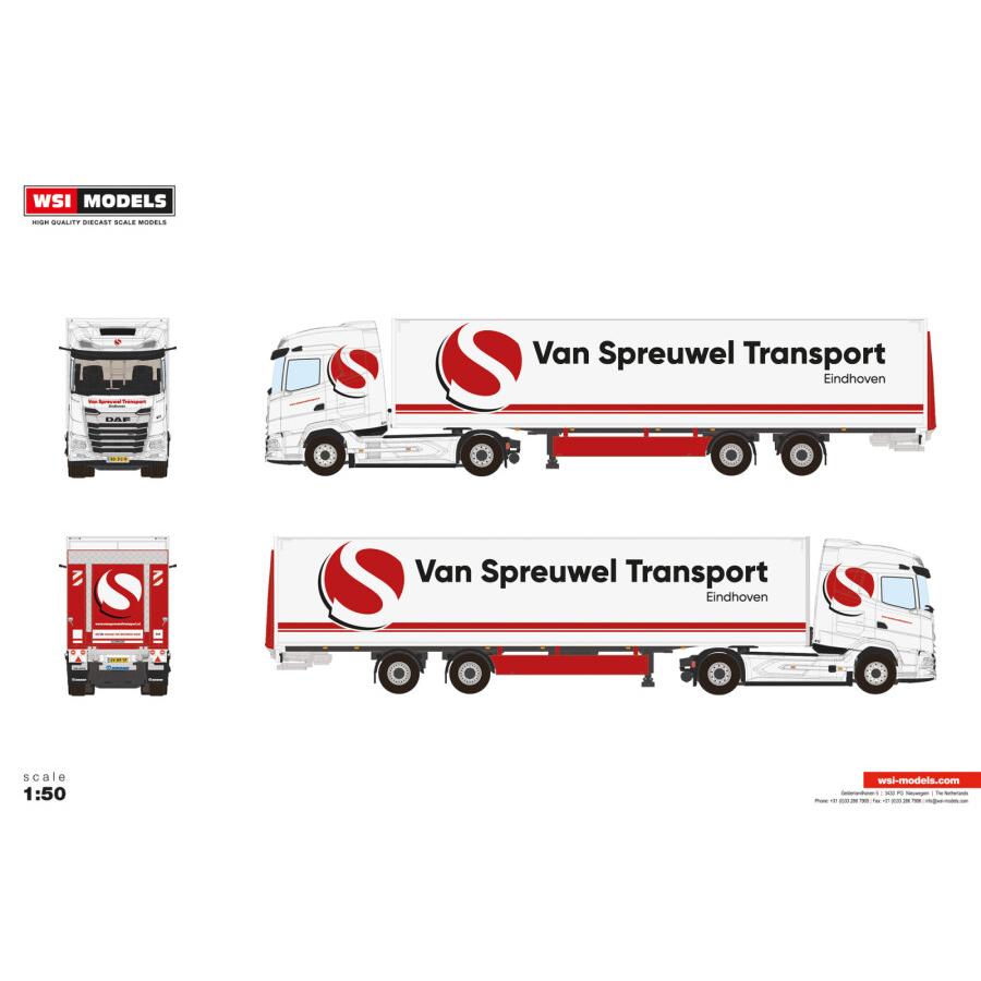 【予約】2026年発売予定 Van Spreuwel Transport DAF XG MY25 4X2 TRIDEC WSI 1/50 | 