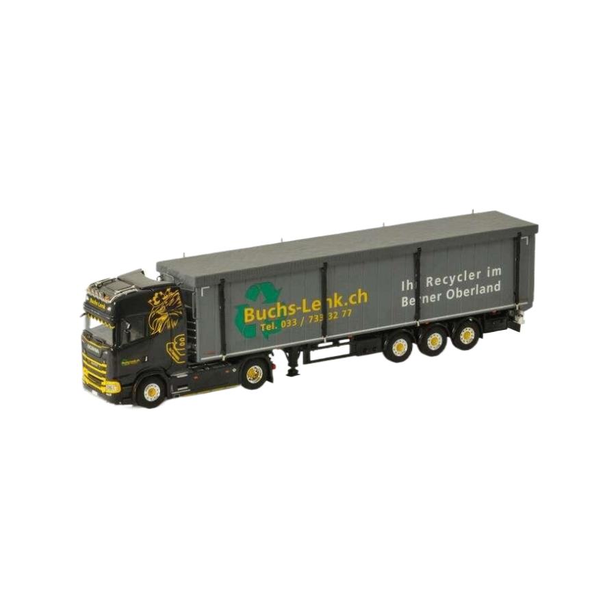 Buchs Lenk Scania S Highline CSS20H 4x2 ボリュームセミトレーラー 3軸 / WSI 1/50 | 