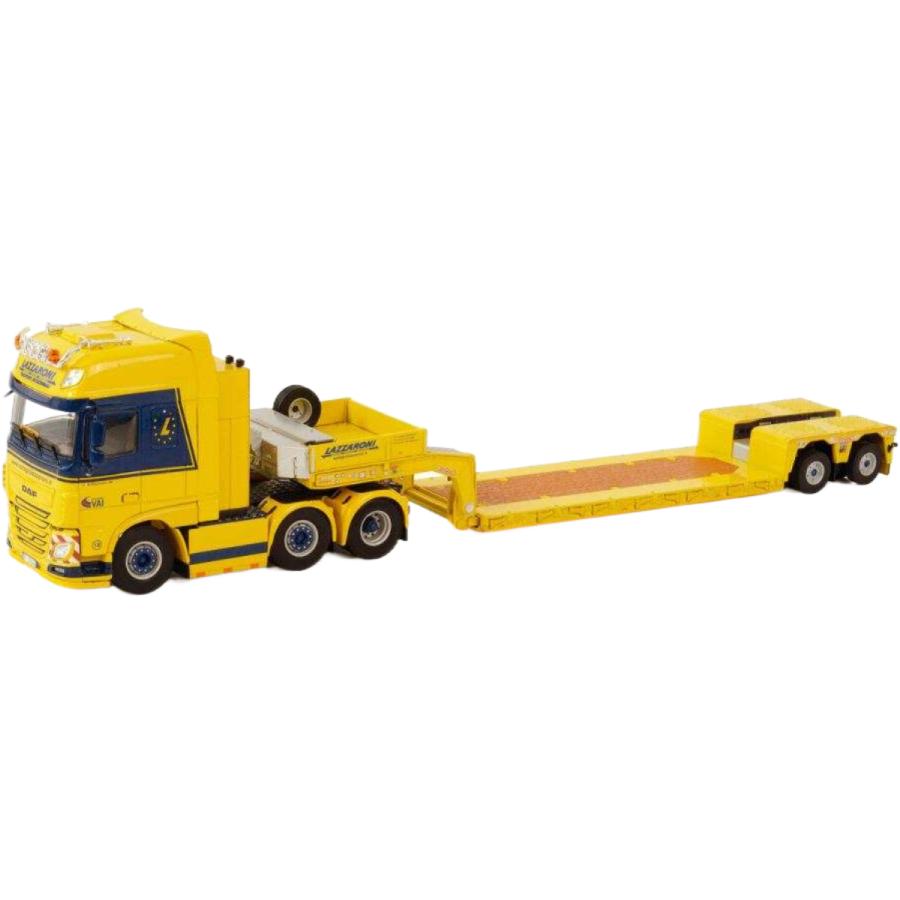 WSI SCANIA&TRAILER&CONTAINER ONE セット Lazzaroni DAF XF Super Space Cab 6x2 トラクタ / WSI 1/50 建設機械