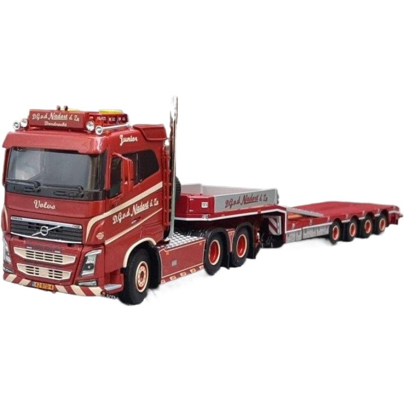 D.G.v.d Nadort & Zn Volvoボルボ FH4 low loader低床トレーラー 4-axle トラック 模型 /WSI 1/50 | 
