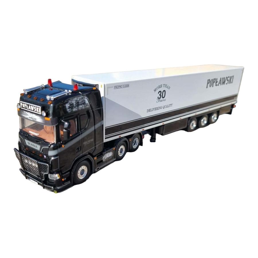Poplawski Transport スカニア 660S Chereau 冷凍冷蔵セミトレーラー 冷凍車 / WSI 1/50 トラック模型 | 