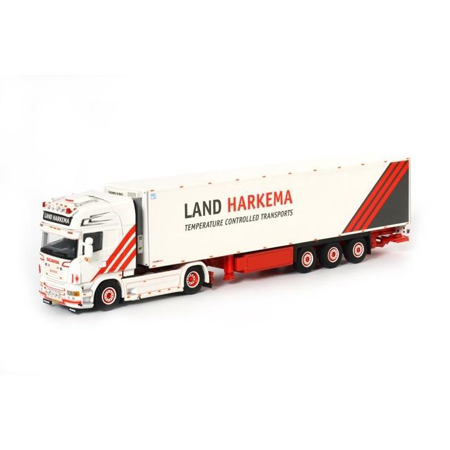 予約12月以降発売予定Land Harkema SCANIAスカニア R Topline リーファートレーラー Thermoking 3軸 トラック/WSI 1/50 建設機械模型 | 