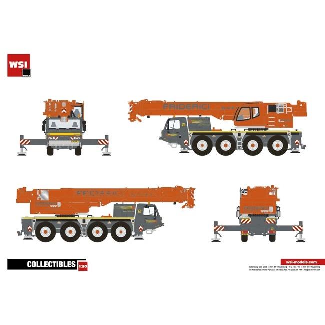 予約2015年4-6月以降発売予定Friderici タダノ Faun ATF 70G-4 モバイルクレーン/WSI　1/50 建設機械模型　ミニカー | 