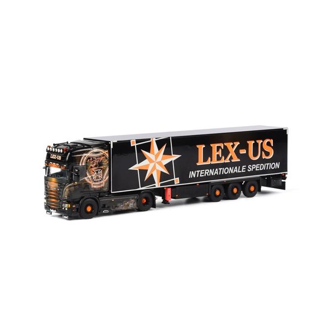 Lex-Us Scania R Streamline Topline リーファートレーラー Thermoking 3軸 トラック WSI　1 50 建設機械模型　ミニカー