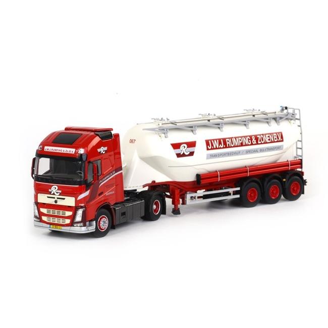 WSI ボルボ重機積載トレーラーセット1/50