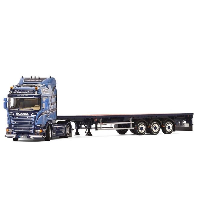 Schumacher Scania R Streamline Highline Flatbed Trailer 3軸