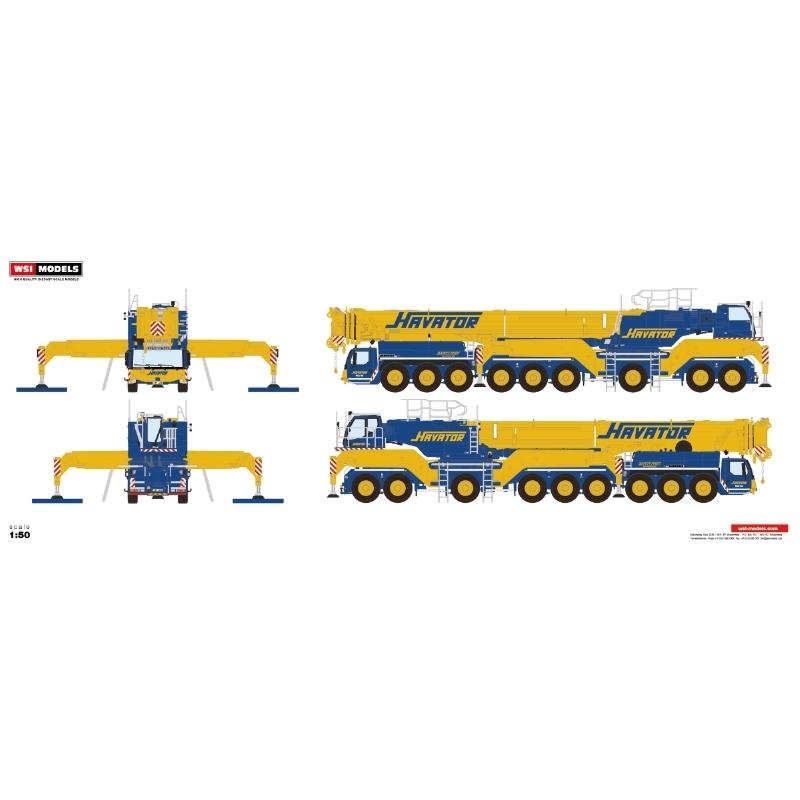 Havator Liebherr LTM 1750 モバイルクレーン / WSI 1/50 : バスク