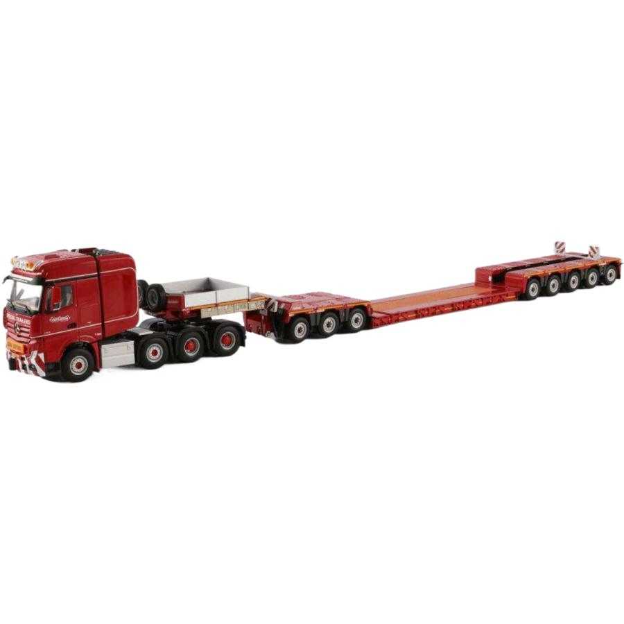 Nooteboom Red Line Mercedes Benz ActMP5 トラクタ / WSI 1/50 建設機械模型 工事車両 | 