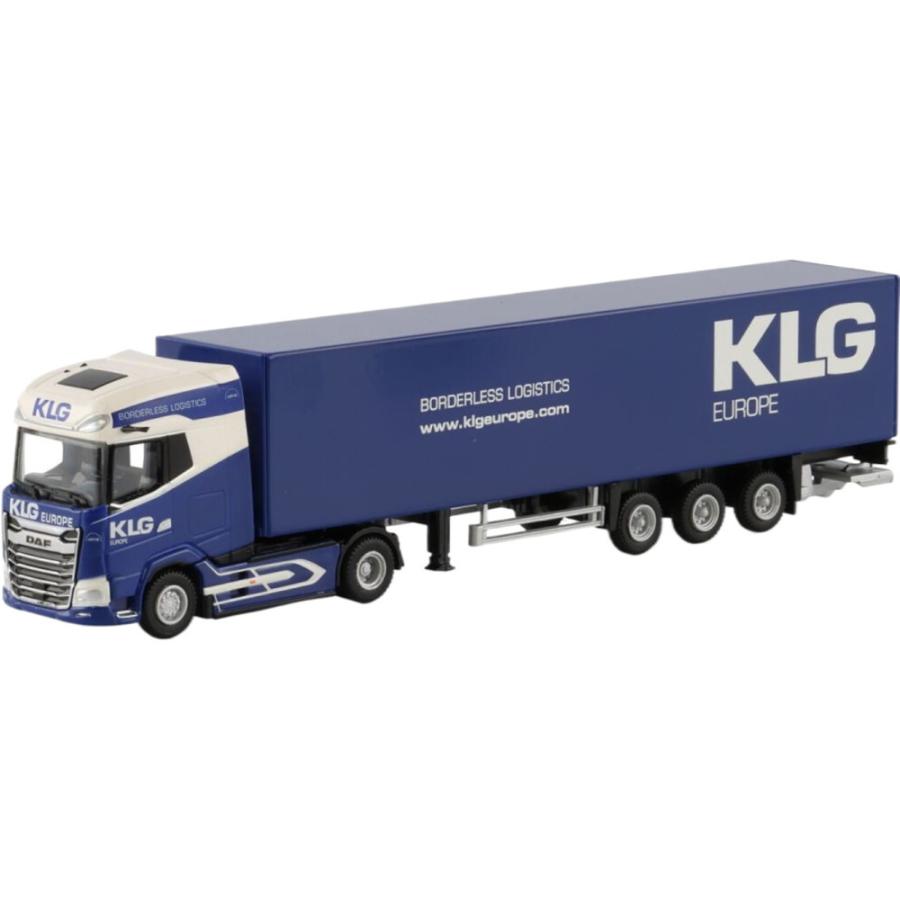KLG Europe DAF XG+ MY25 ボックスセミトレーラー / WSI 1/87 建設機械