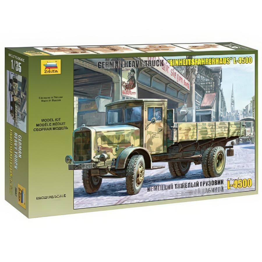 Mb 4500 Einheitskabine キット ZS3647/ ZVEZDA プラモデル キット模型 | 