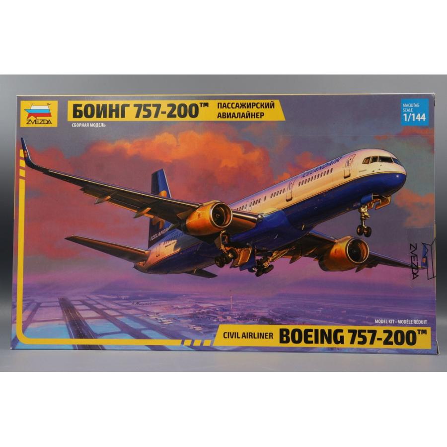 民間旅客機 Boeing 757-200 / ZVEZDA 1/144 模型 プラスチックモデルキット | 
