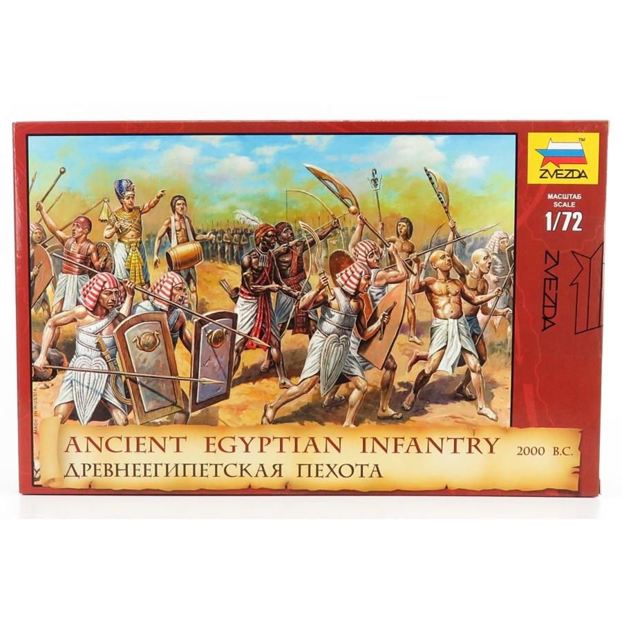 Figures Ancient Egyptian Infantry 2000 B.C. ZVEZDA 1/72 ジオラマ・アクセサリー | 