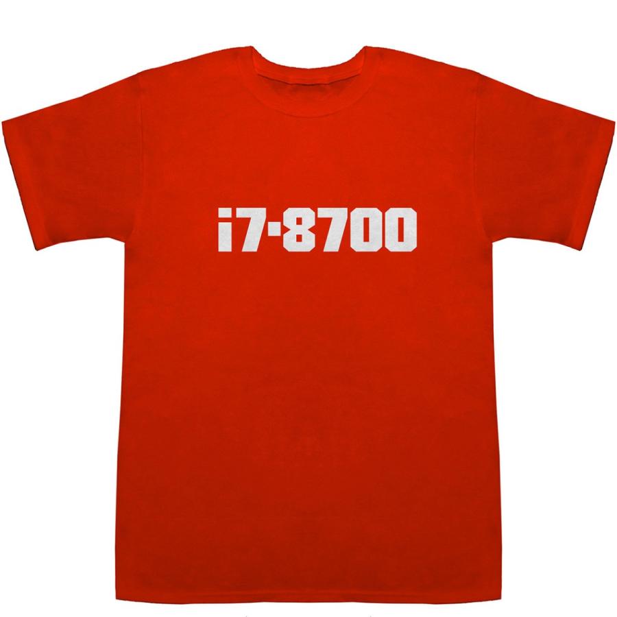 i7-8700 T-shirts【コンピューター】【intel インテル CPU】【Ｔシャツ】【ティーシャツ】｜bass-controll｜06