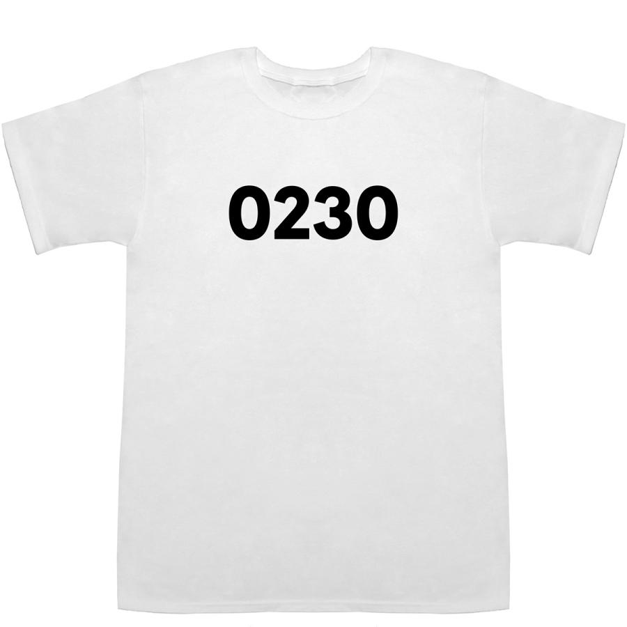 0230 T-shirts【Tシャツ】【ティーシャツ】【数字】【年代】【品番