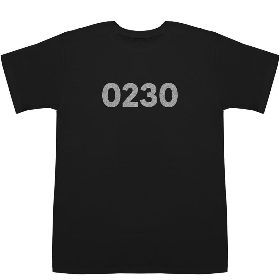 0230 T-shirts【Tシャツ】【ティーシャツ】【数字】【年代】【品番