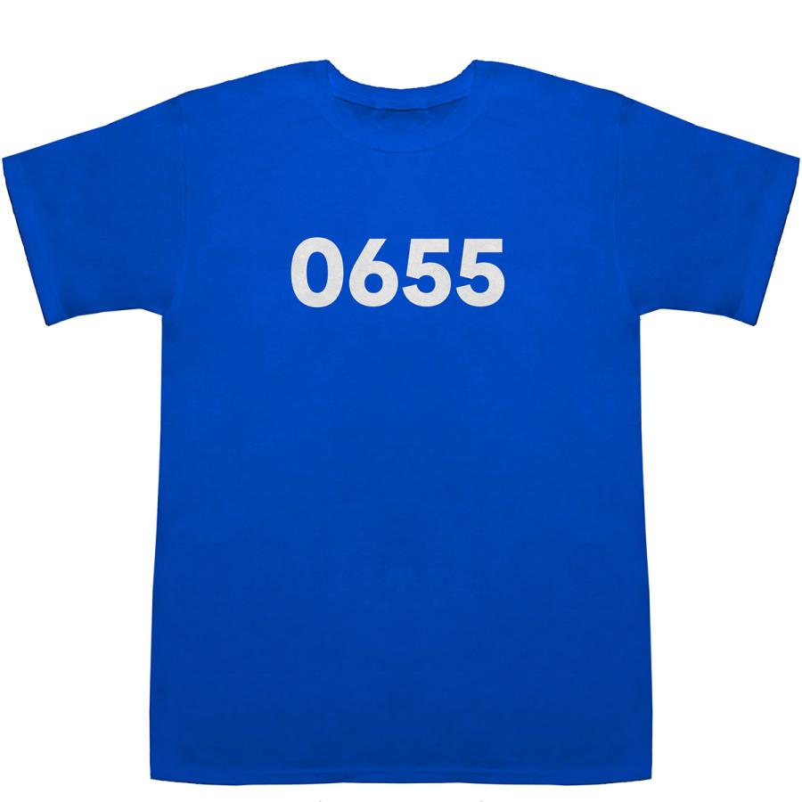 0655 T-shirts【Tシャツ】【ティーシャツ】【数字】【年代