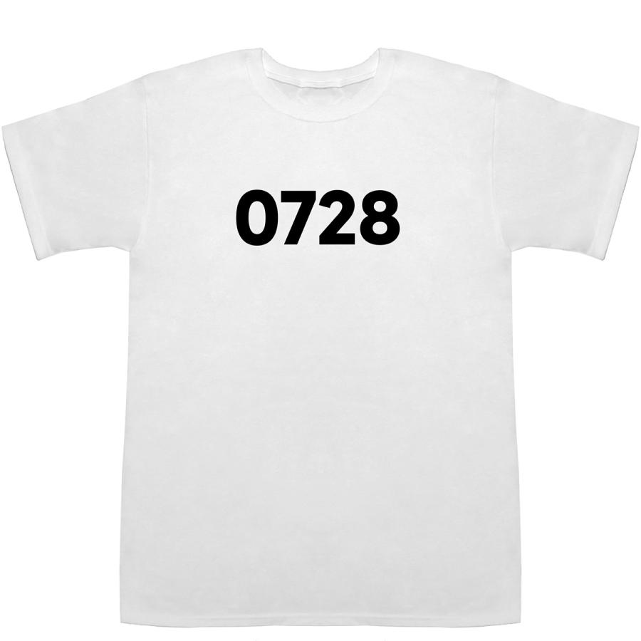 0728 T-shirts【Tシャツ】【ティーシャツ】【数字】【年代】【品番