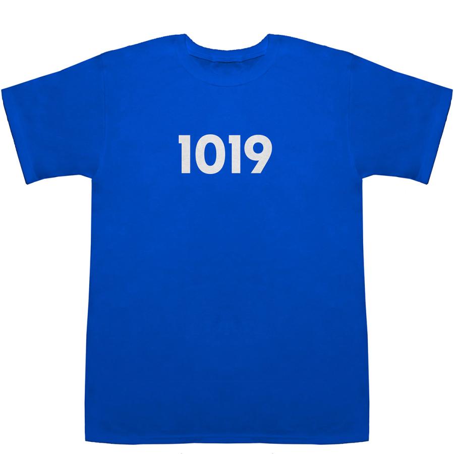 1019 T-shirts【Tシャツ】【ティーシャツ】【数字】【年代】【品番】【西暦】｜bass-controll｜07