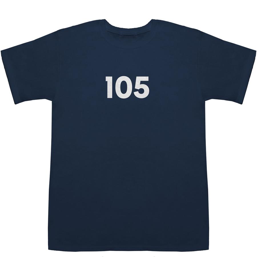 105 T-shirts【Tシャツ】【ティーシャツ】【数字】【年代】【品番