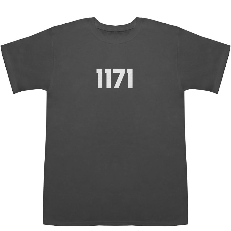 1171 T-shirts【Tシャツ】【ティーシャツ】【数字】【年代】【品番】【西暦】 : c-1171 : BASS CONTROLL ...