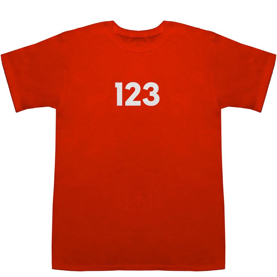 123 T-shirts【Tシャツ】【ティーシャツ】【数字】【年代