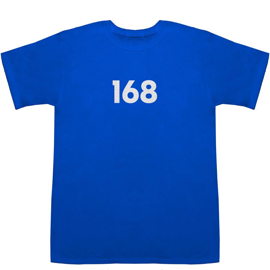 168 T-shirts【Tシャツ】【ティーシャツ】【数字】【年代 168 T-shirts【Tシャツ】【ティーシャツ】【数字】【年代