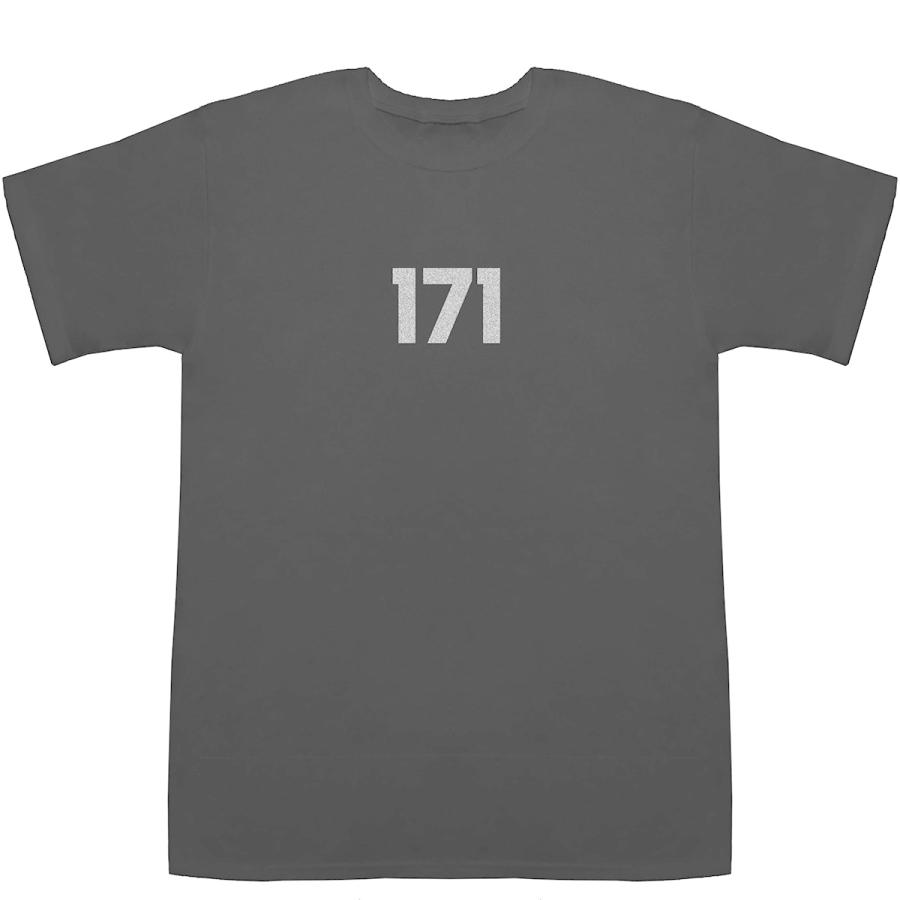171 T-shirts【Tシャツ】【ティーシャツ】【数字】【年代