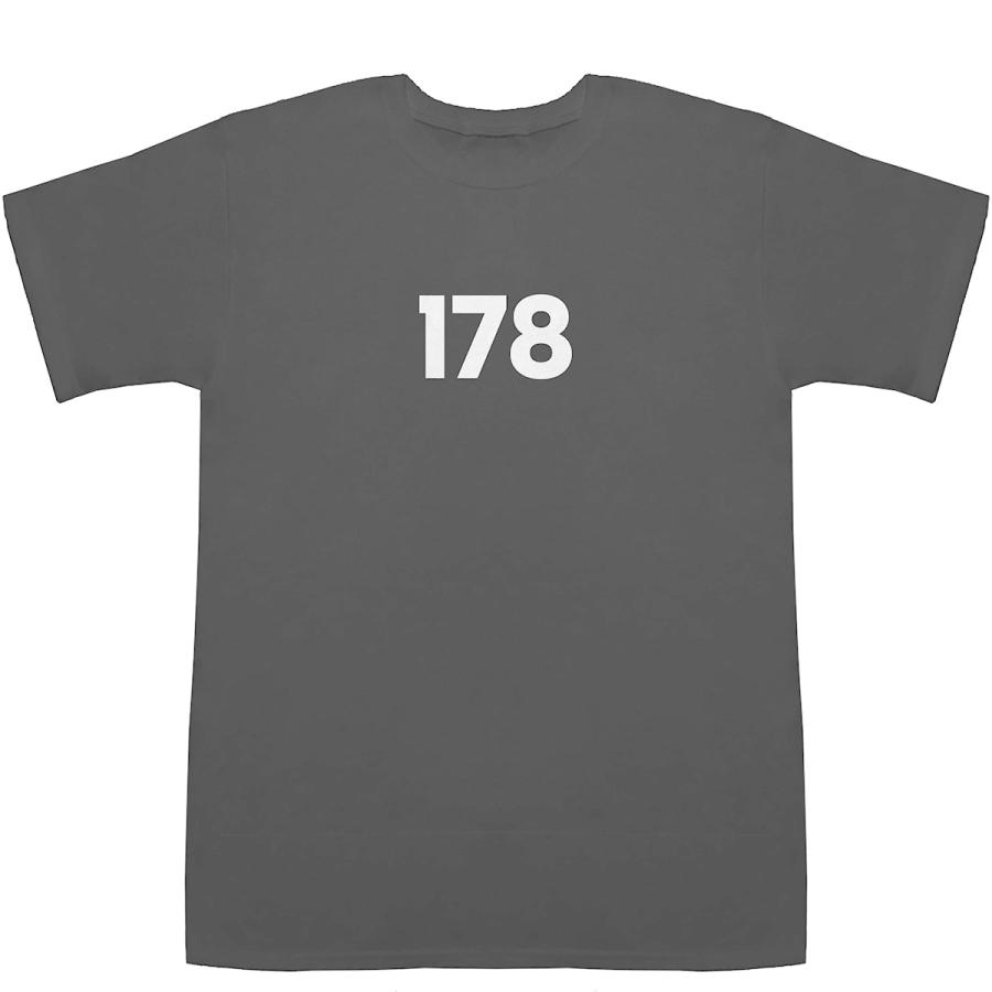 178 T-shirts【Tシャツ】【ティーシャツ】【数字】【年代】【品番 