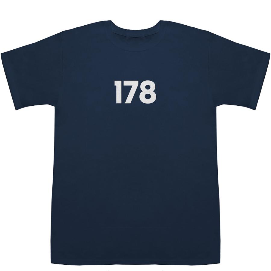 178 T-shirts【Tシャツ】【ティーシャツ】【数字】【年代】【品番