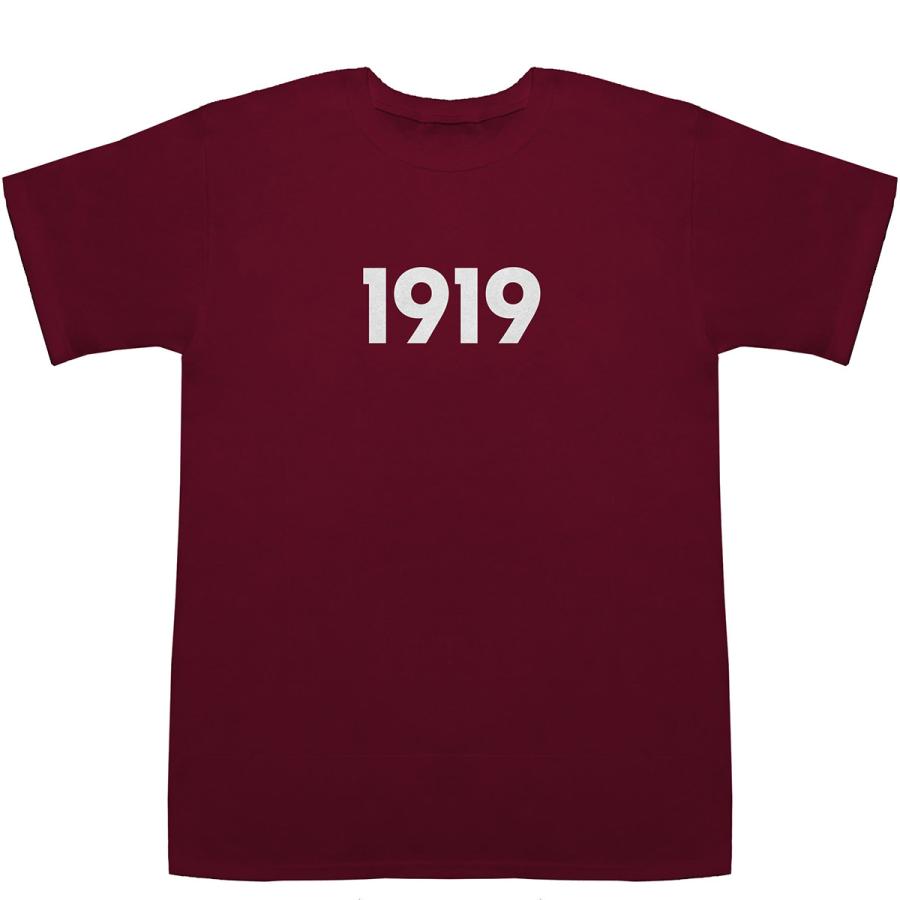 1919 T-shirts【Tシャツ】【ティーシャツ】【数字】【年代