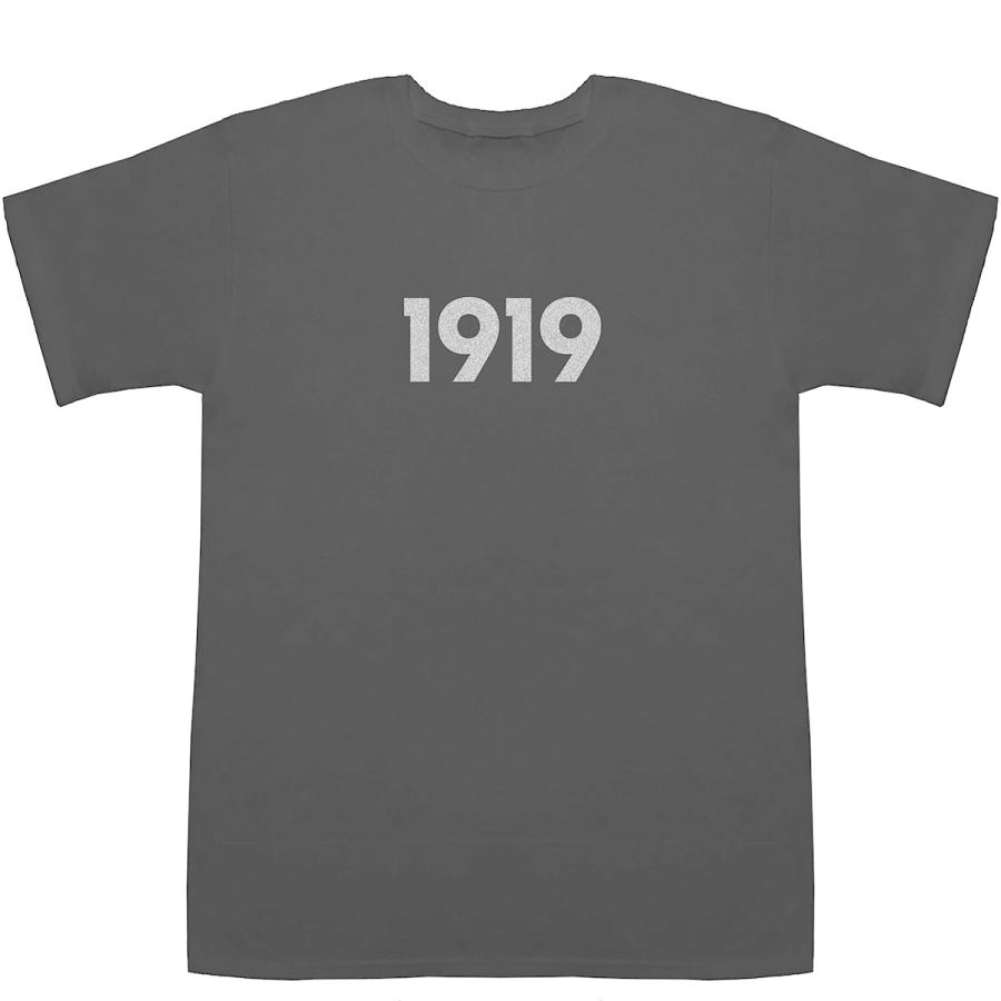 1919 T-shirts【Tシャツ】【ティーシャツ】【数字】【年代