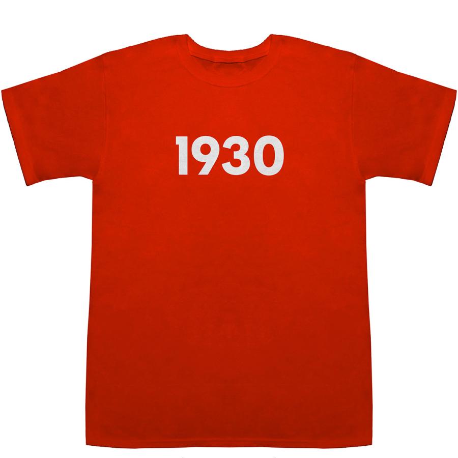 1930 T-shirts【Tシャツ】【ティーシャツ】【数字】【年代】【品番】【西暦】｜bass-controll｜06